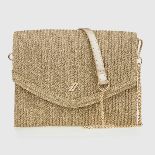 Γυναικείο Τσαντάκι Αμπιγιέ Verde 01-0002046 Χρυσό