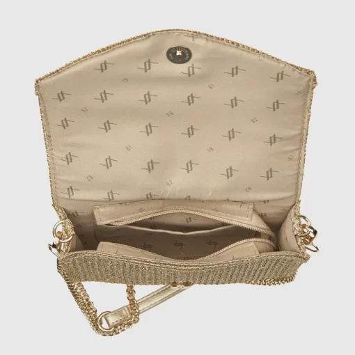 Γυναικείο Τσαντάκι Αμπιγιέ Verde 01-0002046 Χρυσό