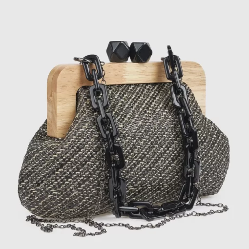 Γυναικείο Τσαντάκι Αμπιγιέ Verde 01-0002049 Μαύρο