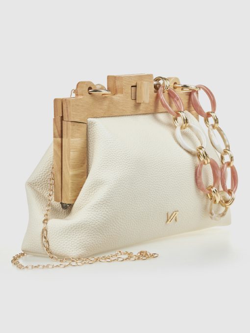 Γυναικείο Τσαντάκι Αμπιγιέ Verde 01-0002057 Εκρού