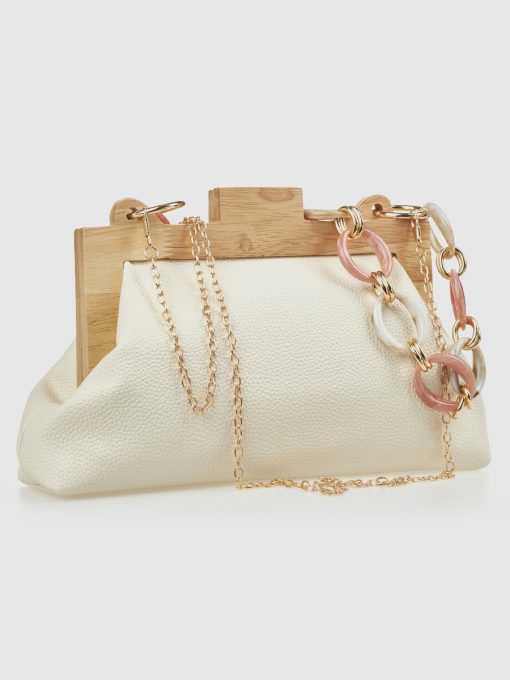 Γυναικείο Τσαντάκι Αμπιγιέ Verde 01-0002057 Εκρού