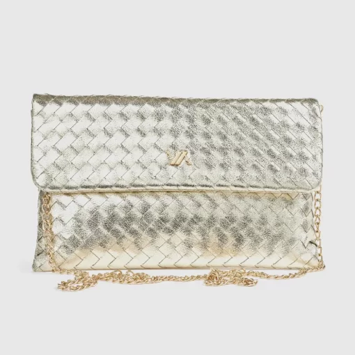 Γυναικείο Τσαντάκι Αμπιγιέ Verde 01-0002078 Χρυσό