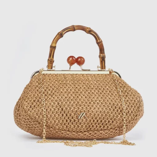 Γυναικείο Τσαντάκι Αμπιγιέ Verde 01-0002085 Καμηλό