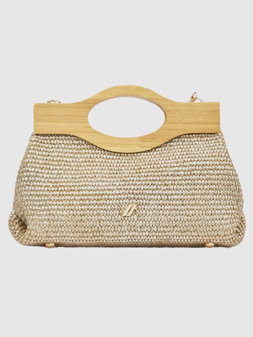 Γυναικείο Τσαντάκι Αμπιγιέ Verde 01-0002088 Χρυσό