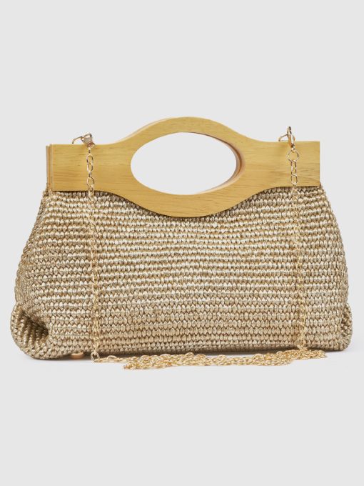 Γυναικείο Τσαντάκι Αμπιγιέ Verde 01-0002088 Χρυσό