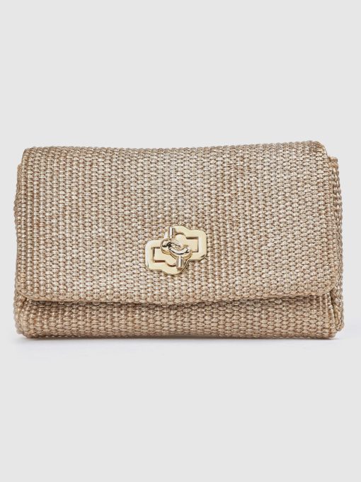 Γυναικείο Τσαντάκι Αμπιγιέ Verde 01-0002093 Χρυσό