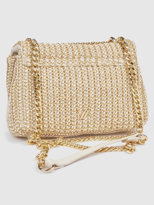 Γυναικείο Τσαντάκι Αμπιγιέ Verde 01-0002099 Εκρού