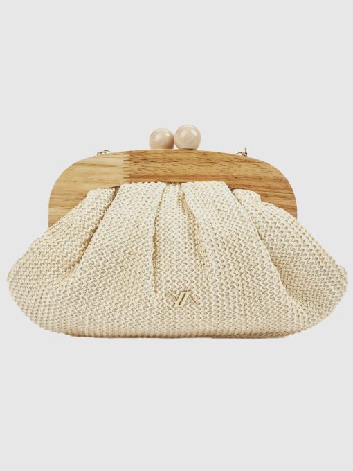 Γυναικείο Τσαντάκι Αμπιγιέ Verde 01-0002134 Εκρού