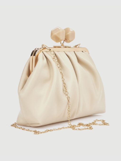 Γυναικείο Τσαντάκι Αμπιγιέ Verde 01-0002145 Εκρού