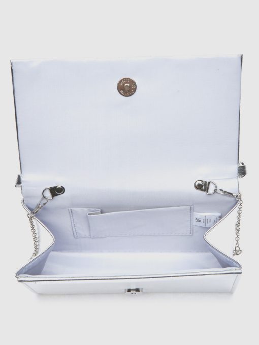 Γυναικείο Τσαντάκι Αμπιγιέ Verde 01-0002149 Ασημί