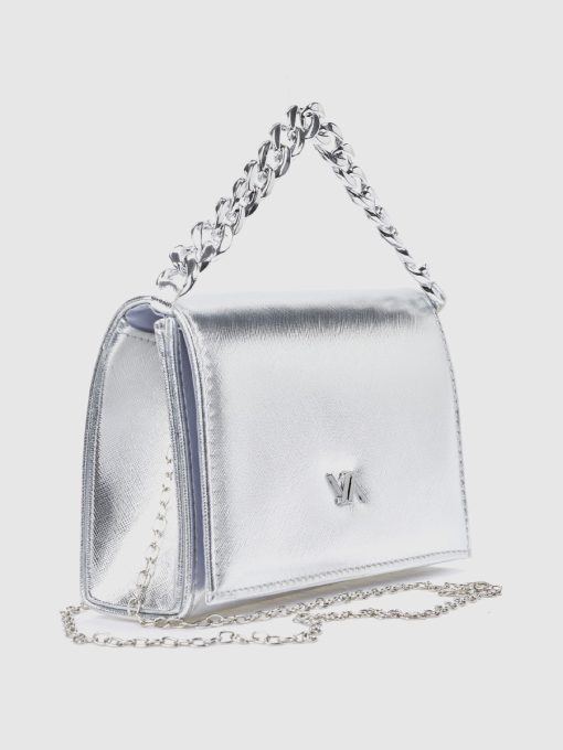 Γυναικείο Τσαντάκι Αμπιγιέ Verde 01-0002149 Ασημί