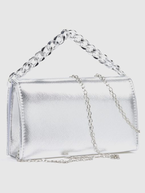 Γυναικείο Τσαντάκι Αμπιγιέ Verde 01-0002149 Ασημί