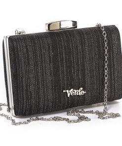 Βραδινό τσαντάκι clutch Verde 01-1118-Μαυρο