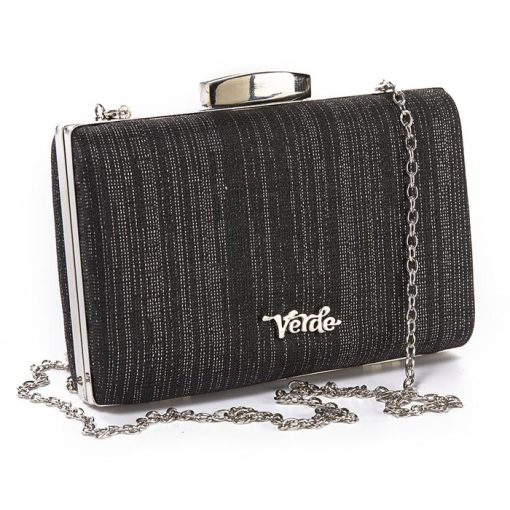 Βραδινό τσαντάκι clutch Verde 01-1118-Μαυρο