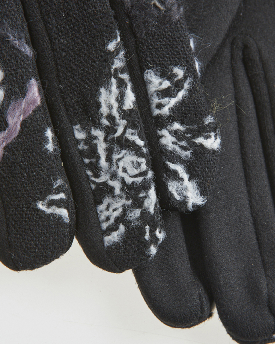 Γυναικεία Γάντια Verde 02-0000801 Μαύρο