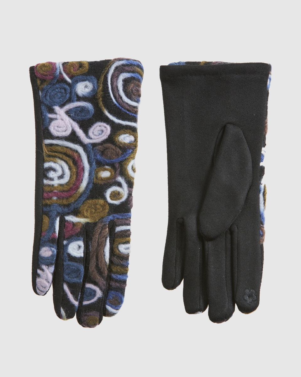 Γυναικεία Γάντια Verde 02-0000803 Πολύχρωμο