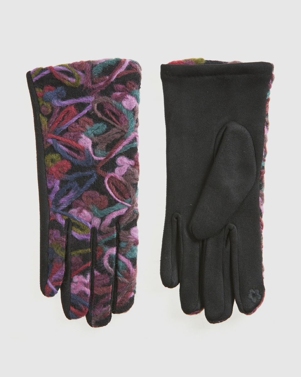 Γυναικεία Γάντια Verde 02-0000805 Πολύχρωμο