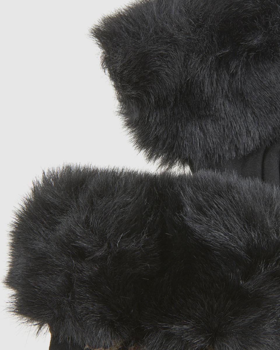 Γυναικεία Γάντια Verde 02-0000809 Καφέ με μπεζ animal print