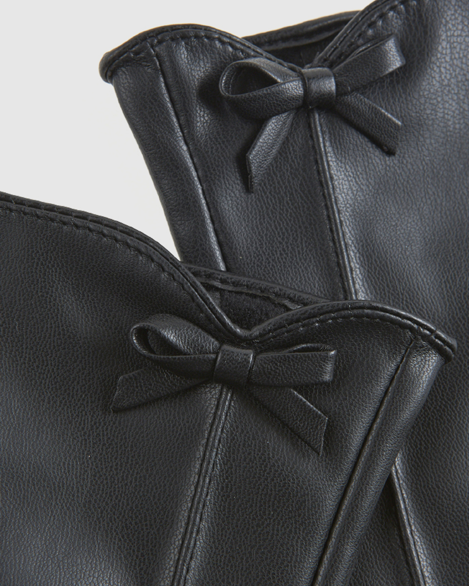 Γυναικεία Γάντια Verde 02-0000820 Μαύρο