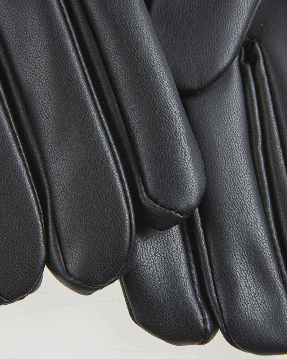 Γυναικεία Γάντια Verde 02-0000820 Μαύρο