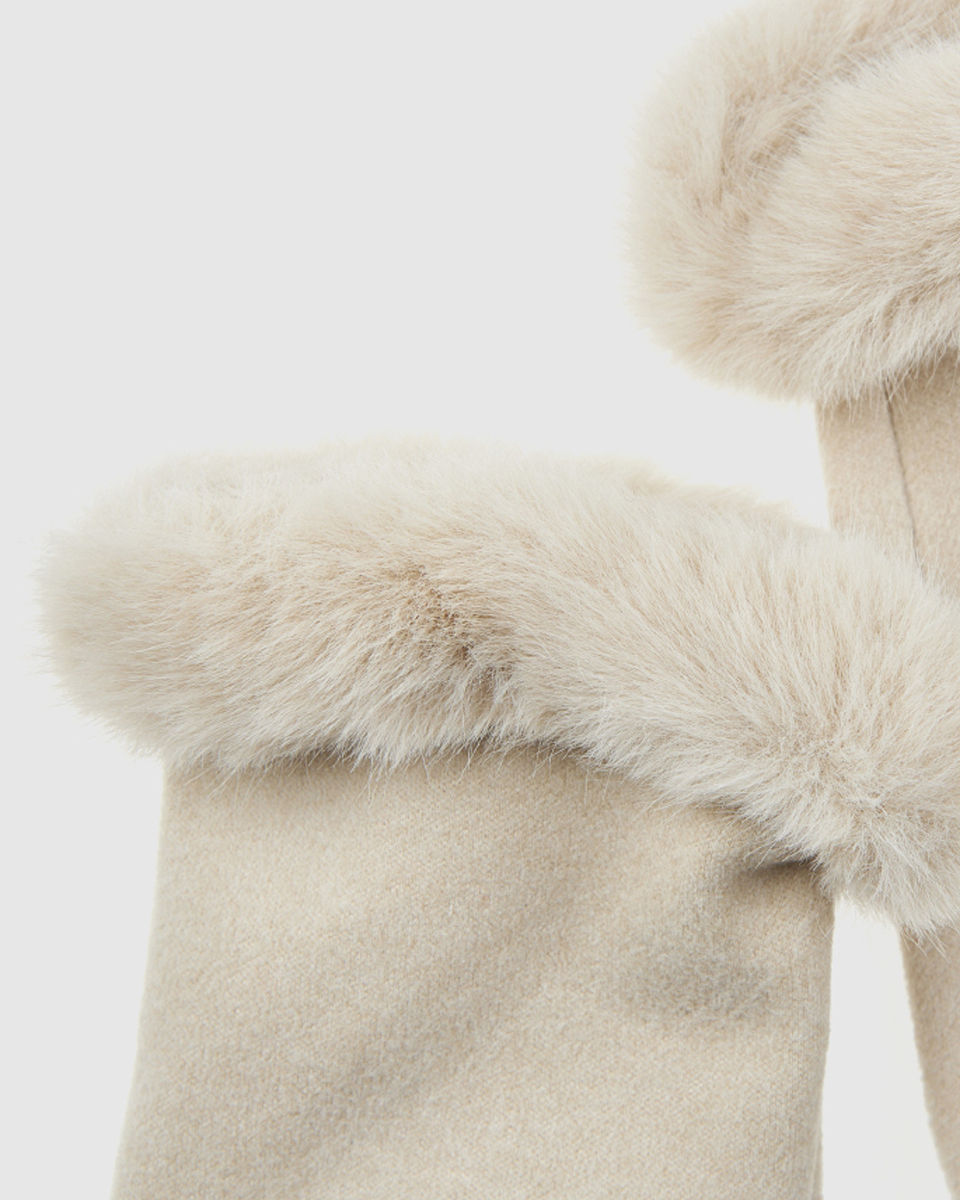 Γυναικεία Γάντια Verde 02-0000827 Εκρού Touchscreen