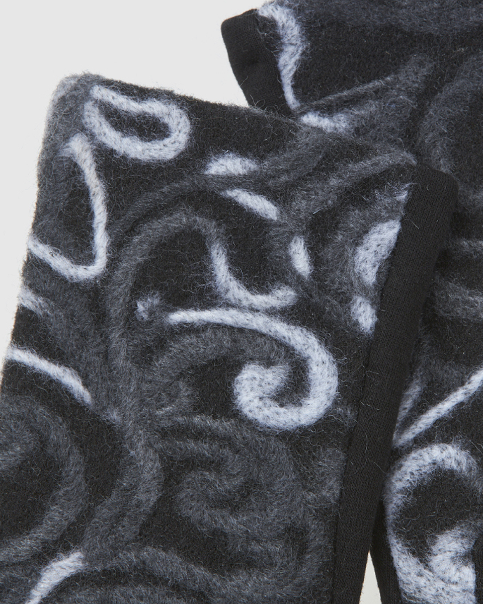 Γυναικεία Γάντια Verde 02-0000834 Πολύχρωμο με λευκές λεπτομέρειες