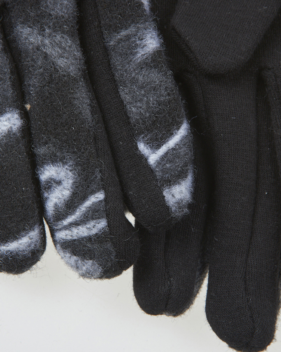 Γυναικεία Γάντια Verde 02-0000834 Πολύχρωμο με λευκές λεπτομέρειες