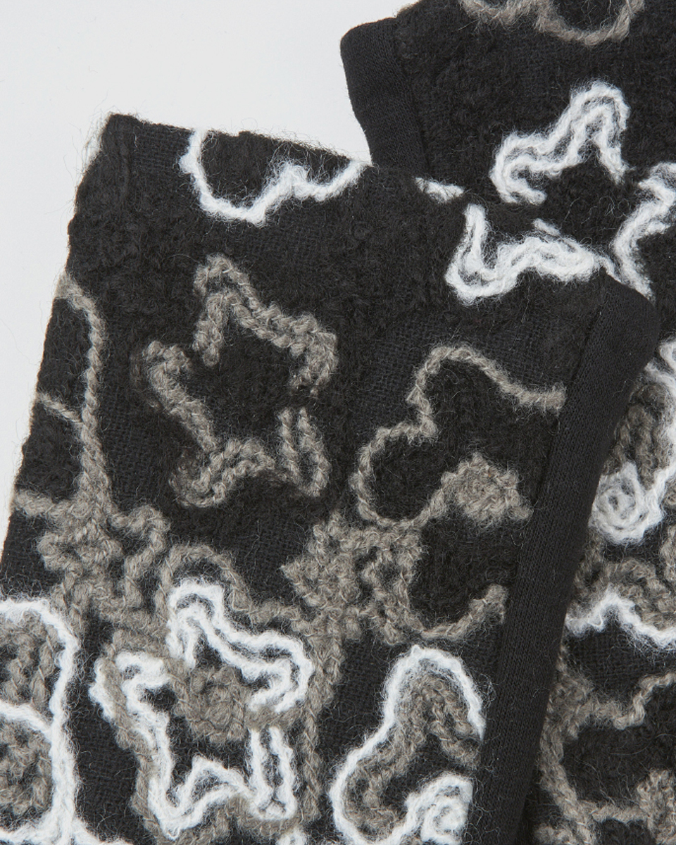 Γυναικεία Γάντια Verde 02-0000835 Πολύχρωμο με λευκές λεπτομέρειες