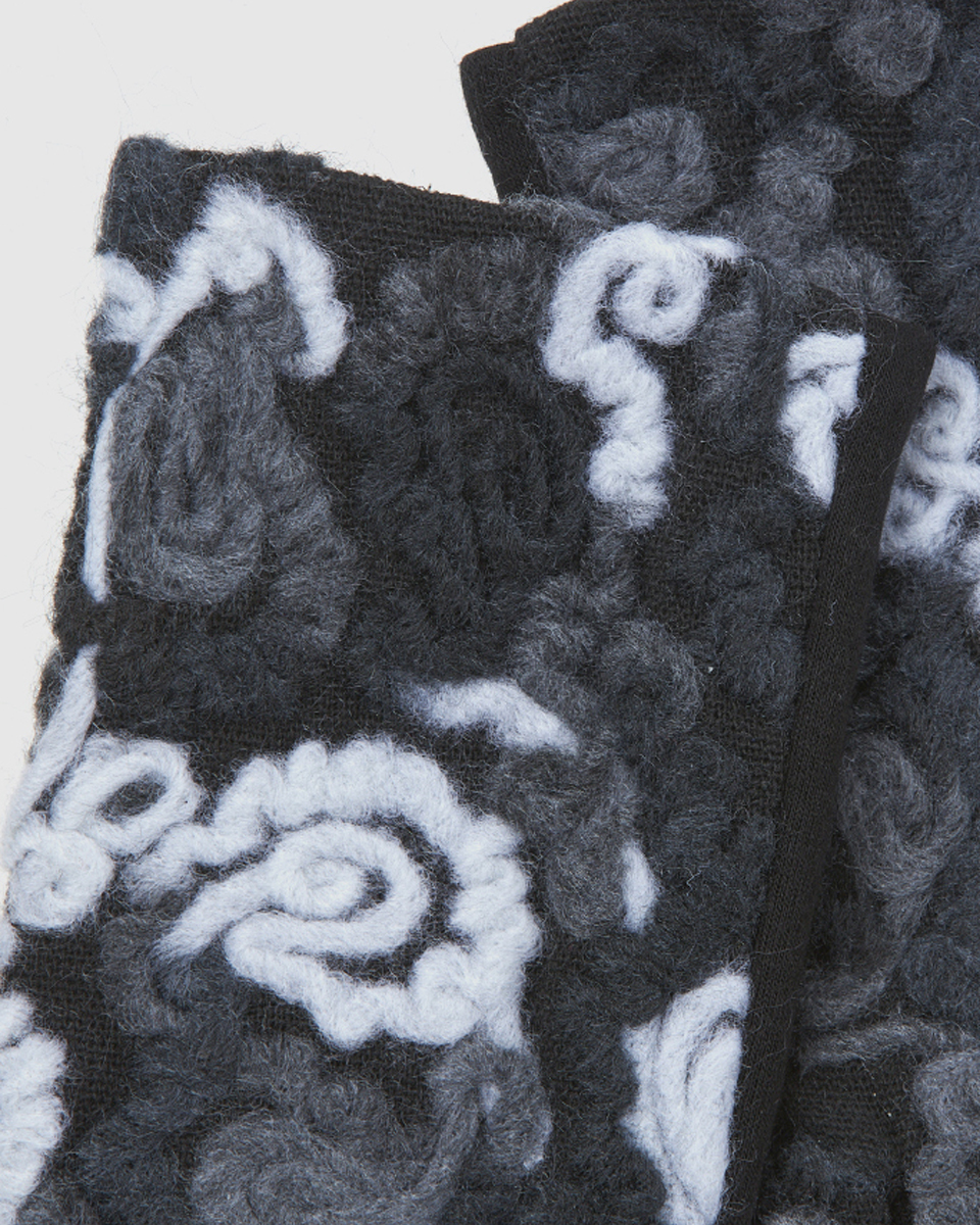 Γυναικεία Γάντια Verde 02-0000836 Πολύχρωμο με λευκές και γκρι λεπτομέρειες