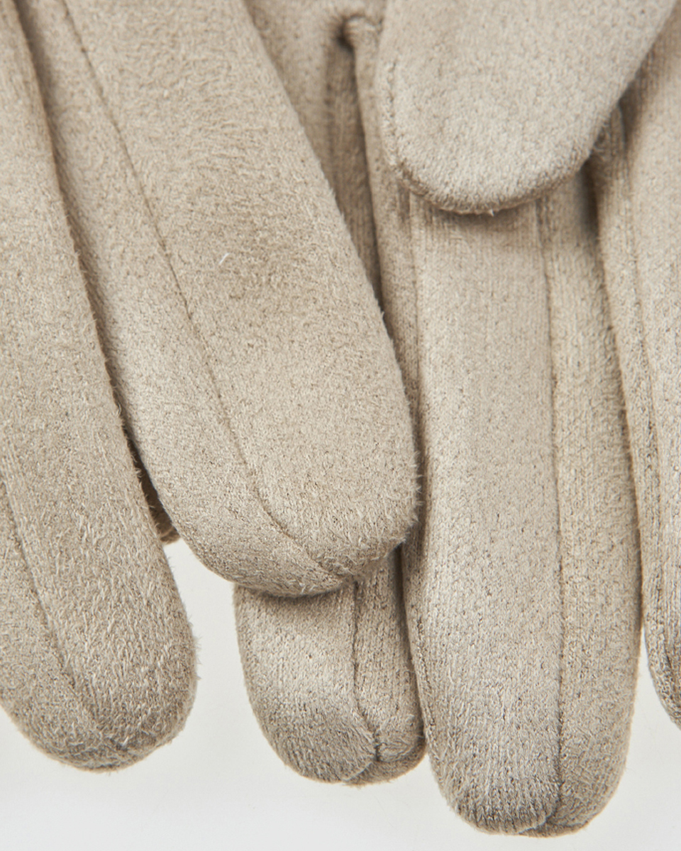 Γυναικεία Γάντια Verde 02-0000837 Εκρού με φιόγκο