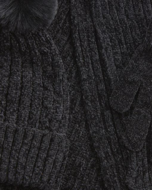 VERDE ΣΕΤ ΚΑΣΚΟΛ ΣΚΟΥΦΟΣ ΓΑΝΤΙΑ 06-0001287 ΜΑΥΡΟ