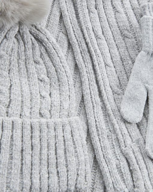 VERDE ΣΕΤ ΚΑΣΚΟΛ ΣΚΟΥΦΟΣ ΓΑΝΤΙΑ 06-0001287 ΛΕΥΚΟ