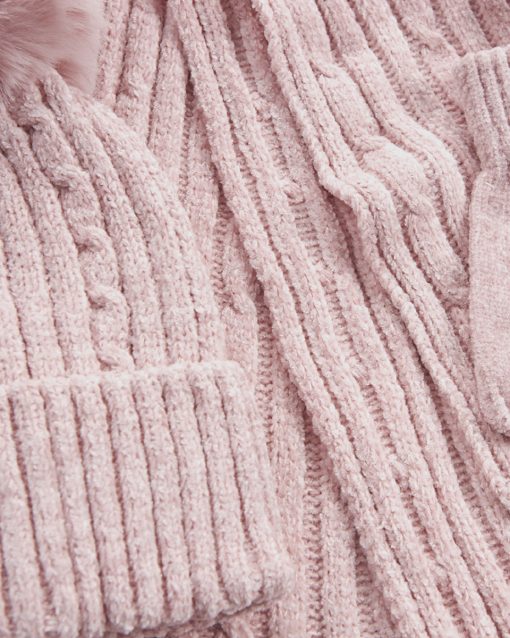 VERDE ΣΕΤ ΚΑΣΚΟΛ ΣΚΟΥΦΟΣ ΓΑΝΤΙΑ 06-0001287 ΡΟΖ