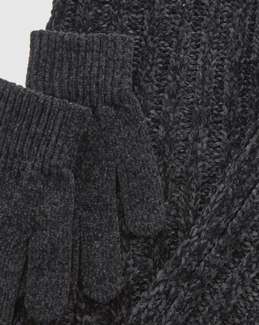 VERDE ΣΕΤ ΚΑΣΚΟΛ ΣΚΟΥΦΟΣ ΓΑΝΤΙΑ 06-0001290 ΜΑΥΡΟ