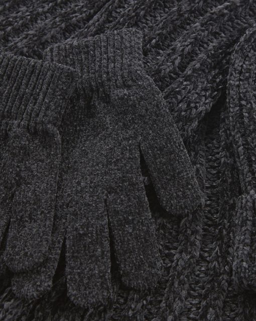 VERDE ΣΕΤ ΚΑΣΚΟΛ ΣΚΟΥΦΟΣ ΓΑΝΤΙΑ 06-0001290 ΜΑΥΡΟ