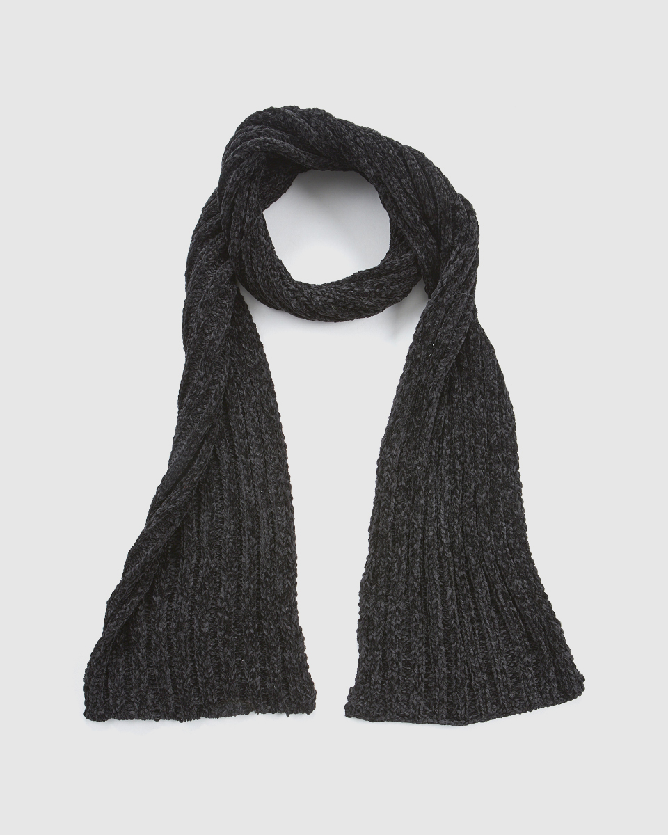 Γυναικείο σετ κασκόλ σκούφος γάντια μαύρο Verde 06-0001290