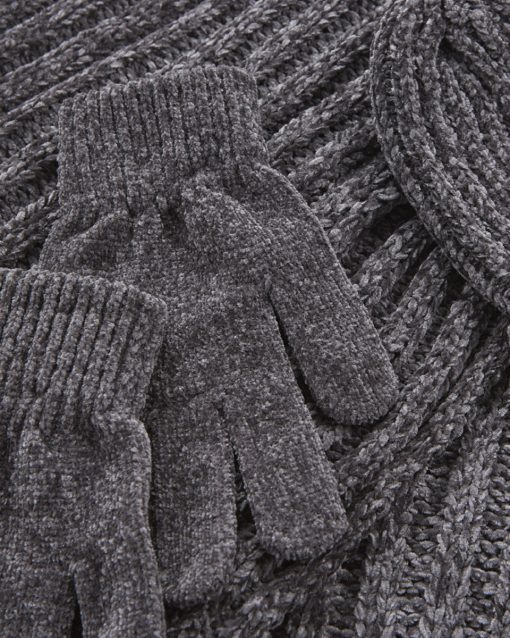 VERDE ΣΕΤ ΚΑΣΚΟΛ ΣΚΟΥΦΟΣ ΓΑΝΤΙΑ 06-0001290 ΓΚΡΙ