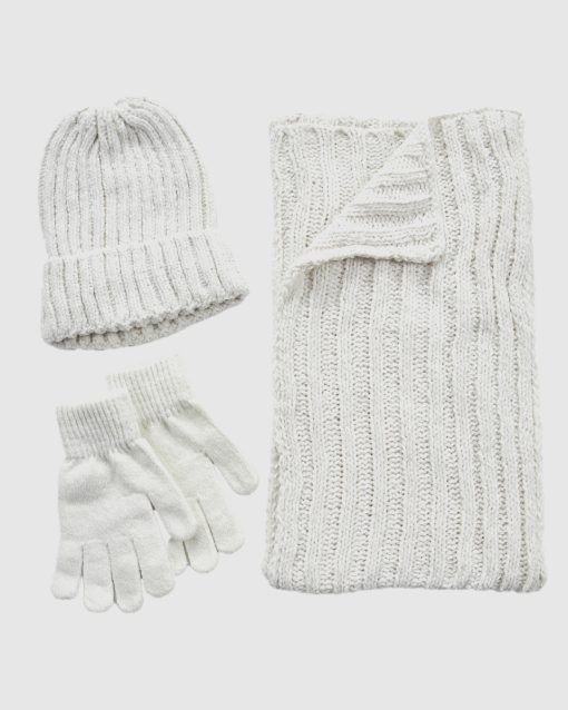 VERDE ΣΕΤ ΚΑΣΚΟΛ ΣΚΟΥΦΟΣ ΓΑΝΤΙΑ 06-0001290 ΕΚΡΟΥ