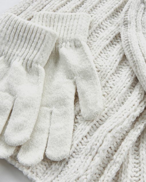 VERDE ΣΕΤ ΚΑΣΚΟΛ ΣΚΟΥΦΟΣ ΓΑΝΤΙΑ 06-0001290 ΕΚΡΟΥ