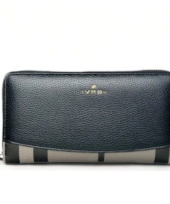 Verde Μεγάλο Πορτοφόλι Unisex 09-0236 Μαύρο