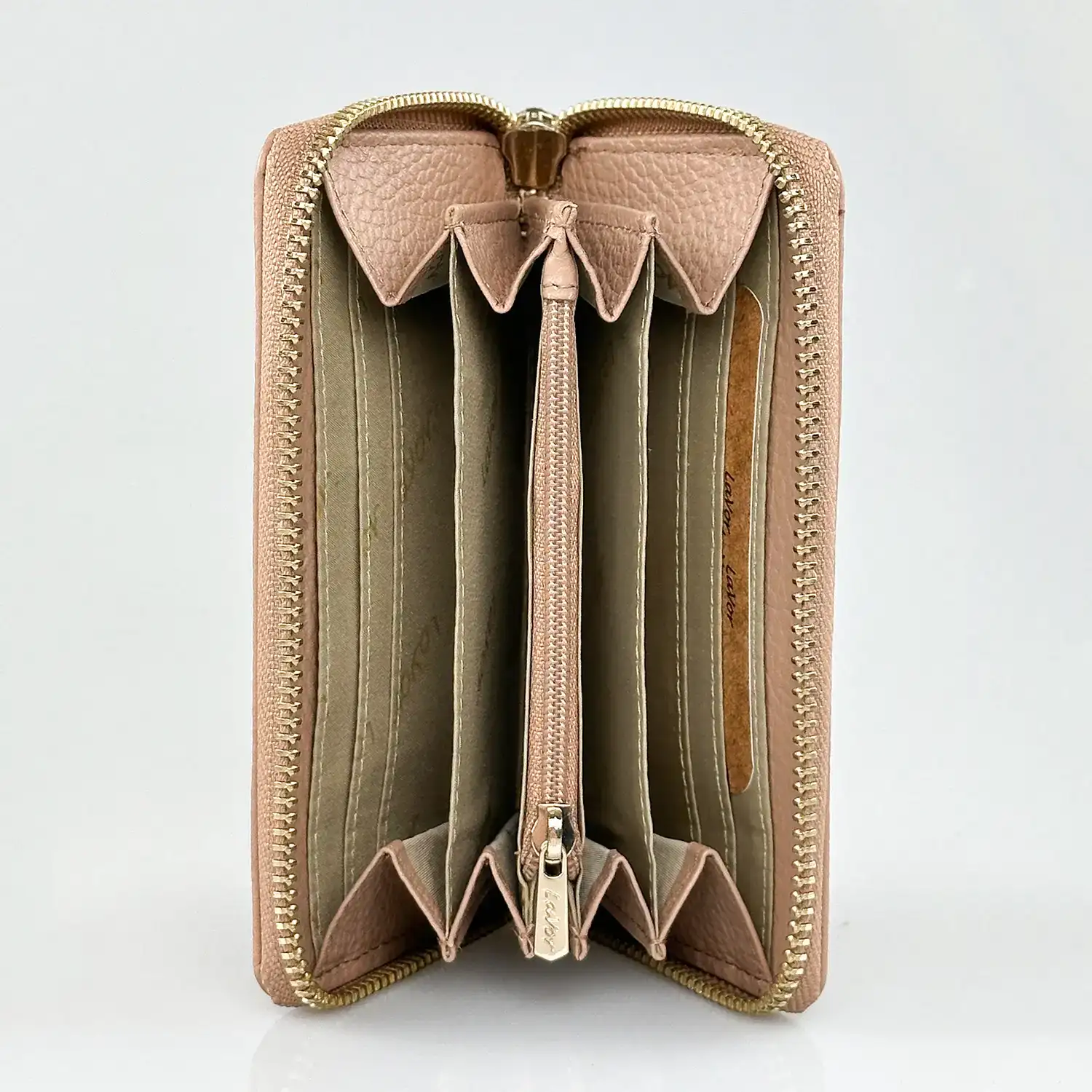 δερμάτινο γυναικείο πορτοφόλι Lavor 1-5985 Ροζ Ανοιχτό