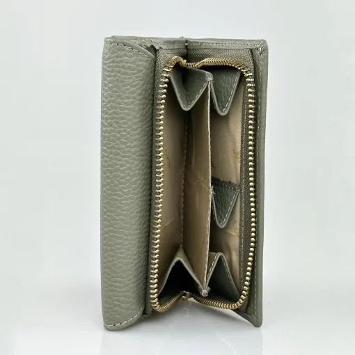 Δερμάτινο Γυναικείο Πορτοφόλι Lavor 1-6000 Χακί