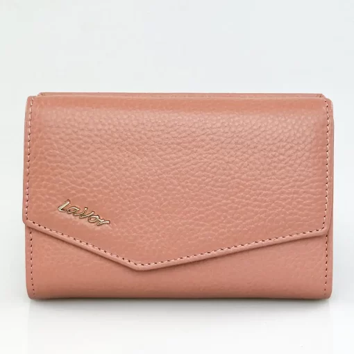 Δερμάτινο Γυναικείο Πορτοφόλι Lavor 1-6000 Ροζ