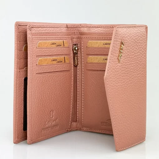 Δερμάτινο Γυναικείο Πορτοφόλι Lavor 1-6000 Ροζ