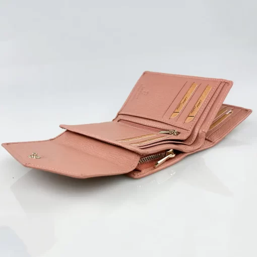 Δερμάτινο Γυναικείο Πορτοφόλι Lavor 1-6000 Ροζ