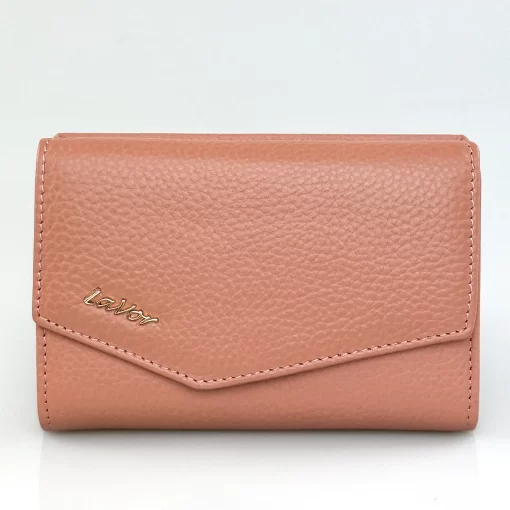 Δερμάτινο Γυναικείο Πορτοφόλι Lavor 1-6000 Ροζ