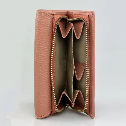 Δερμάτινο Γυναικείο Πορτοφόλι Lavor 1-6000 Ροζ