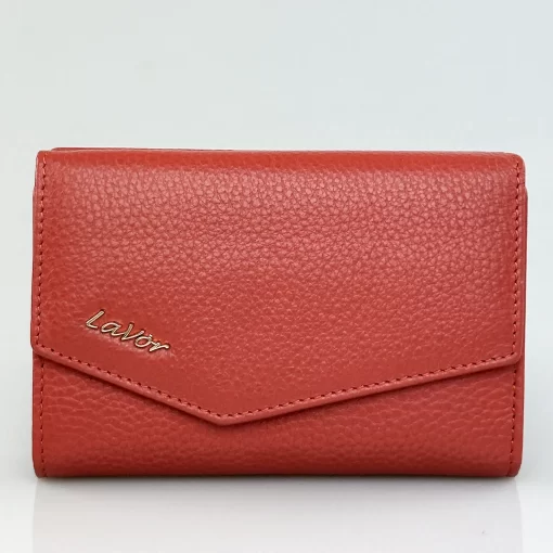 Δερμάτινο Γυναικείο Πορτοφόλι Lavor 1-6000 Τερακότα