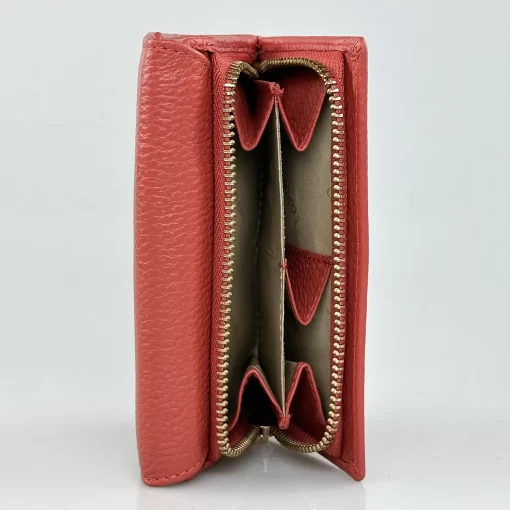 Δερμάτινο Γυναικείο Πορτοφόλι Lavor 1-6000 Τερακότα