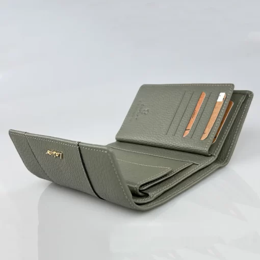 Δερμάτινο Γυναικείο Πορτοφόλι Lavor 1-6071 Χακί